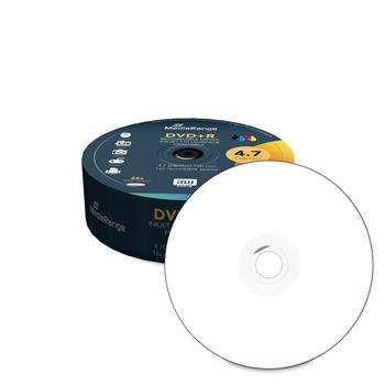 MEDIARANGE DVD+R 4,7GB 16x spindl 25ks Inkjet Printable