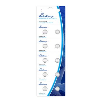 MediaRange Premium alkalické baterie Coin Cells, AG4, LR626, 1.5V, 10ks