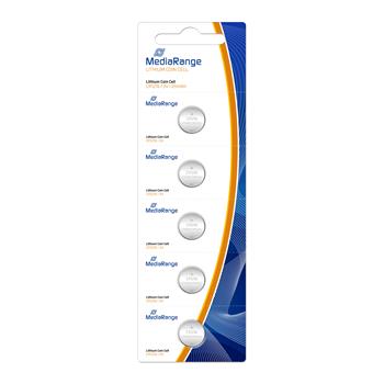 MediaRange Premium lithium baterie Coin Cells, CR1216, 3V, 5ks