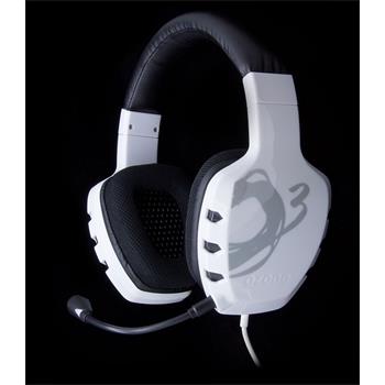 OZONE hern sluchtka RAGE ST 40mm driver, odpojiteln mikrofon, white