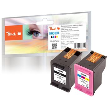 Peach inkoustov npl Multipack, kompatibiln s HP, No 650 XL