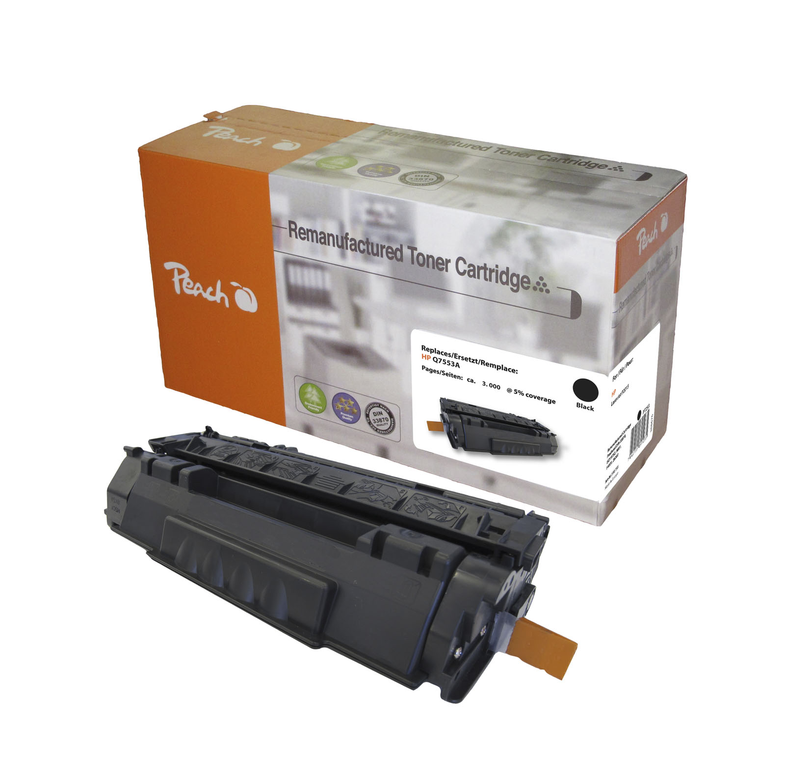 Peach Toner HP Q7553A, No 53A černá - IT TRADE.cz