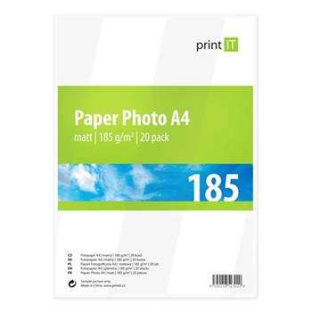 PRINT IT Paper Photo A4 185 g/m2 Mate 20pck/BAL