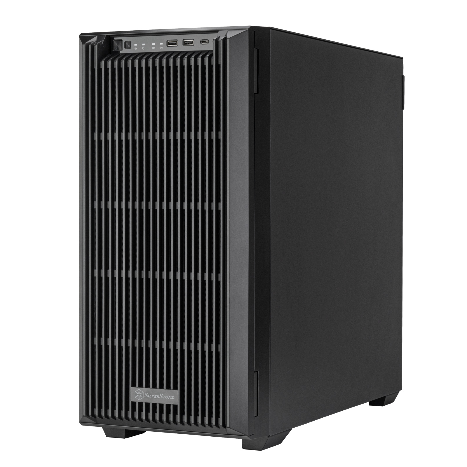 SilverStone CS383, Full Tower skříň, až E-ATX/SSI-EEB, podpora až 8x 3,5"/15x 2,5" disků hot-swap, ocel, černá