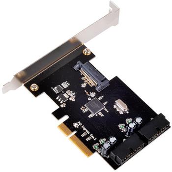 SilverStone ECU01, PCI-E 4x USB 3.0, 10Gbps