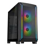 SilverStone FARA 312Z - Micro-ATX sk���, 2x RGB v�tr�ky v balen�, podpora a� 280mm radi�toru, tvrzen� sklo, �ern�