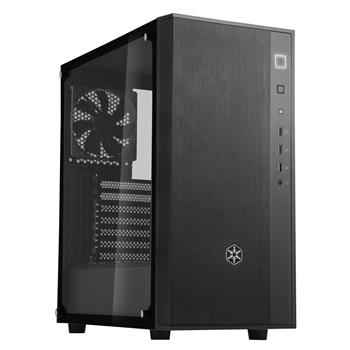 SilverStone FARA R1 ern, tempered glass, Midi tower, ATX