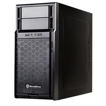 SilverStone Precision PS08 ern, Midi Tower, Micro-ATX