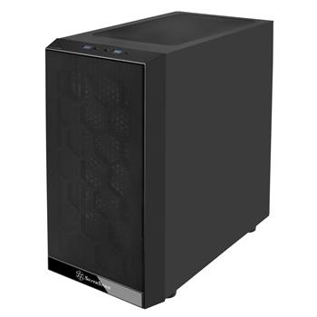 SilverStone Precision PS15B ern, Tempered glass, Mini Tower, Micro ATX