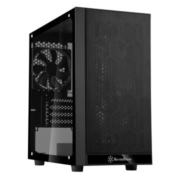 SilverStone Precision PS15B PRO ern, Tempered glass, Mini Tower, Micro ATX