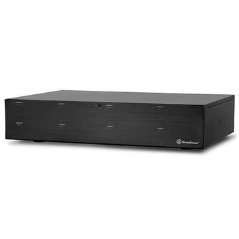 SilverStone rackmount 2U box RS831S 8bay RAID 4xHDD 3,5" SATA, Mini-SAS, black