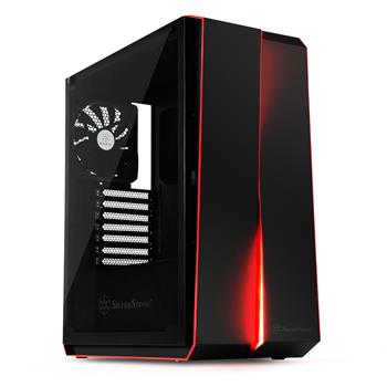 SilverStone Redline RL07B-G ern, Midi Tower, ATX