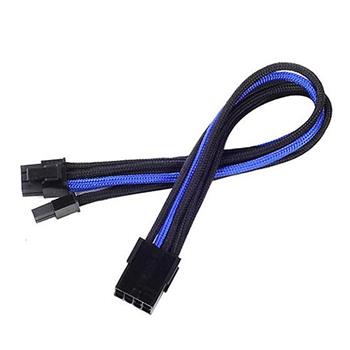 SilverStone redukce napjen 8pin na PCI-E 8pin(6+2) konektor,300mm, black-blue