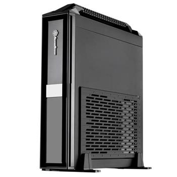 SilverStone sk HTPC/Desktop Milo ML08-H black, Mini-ITX, SLIM, USB3.0, bez SFX zdroje, madlo