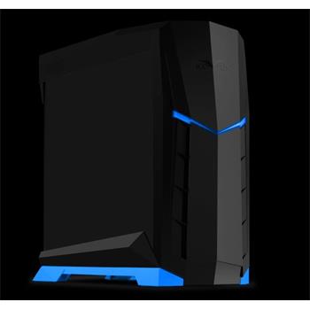 SilverStone sk miditower Raven RVX01 black-blue, ATX, USB3.0, bez zdroje, prhl. bonice