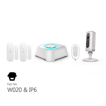 SMANOS W020+IP6 sada bezdrtovho zabezpeovacho systmu + kamera Wi-Fi