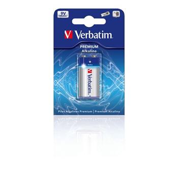 VERBATIM baterie 9V Alkalick blister 1ks