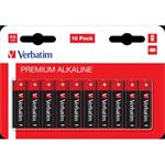 VERBATIM baterie AA 1,5V Alkalick blister 10ks