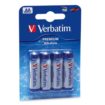 VERBATIM baterie AA 1,5V Alkalick blister 4ks