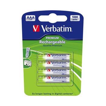 VERBATIM baterie nab�jec� AAA 930mAh 4pck/BAL