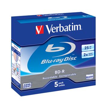 VERBATIM BD-R BLU-RAY 25GB box 5pck/BAL