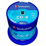 VERBATIM CD-R 700MB, 52x, spindle 100 ks