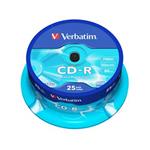 VERBATIM CD-R 700MB, 52x, spindle 25 ks