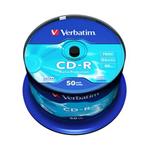 VERBATIM CD-R 700MB, 52x, spindle 50 ks