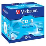 VERBATIM CD-R 800MB, 40x, jewel case 10 ks