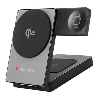 VERBATIM Charge �n� Go 3v1 Qi2 Power Bank 5000 mAh �ed�