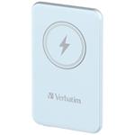 VERBATIM Charge n Go Magnetic Wireless Power Bank 5000 Blue