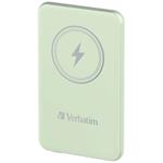 VERBATIM Charge n Go Magnetic Wireless Power Bank 5000 Green