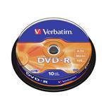 VERBATIM DVD-R AZO 4,7GB, 16x, spindle 10 ks