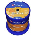 VERBATIM DVD-R AZO 4,7GB, 16x, spindle 100 ks