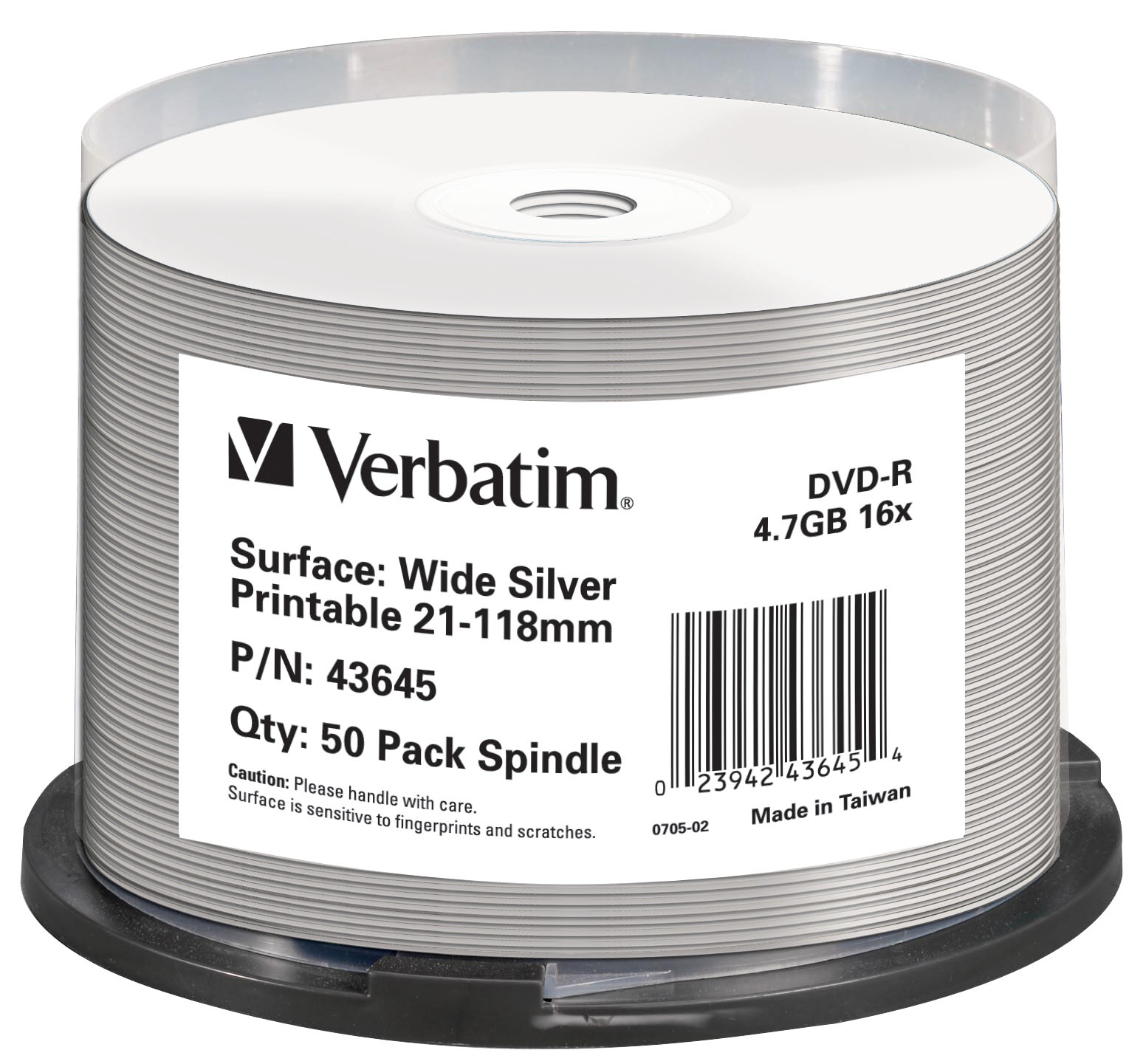 verbatim-dvd-r-datalifeplus-4-7gb-16x-silver-inkjet-printable