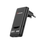VERBATIM Fold 'n' Go GaN nabjeka 65W - 2x USB-C PD 65W - ern