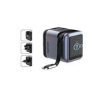 VERBATIM GaN-70 Mini GaN nab�je�ka 70W s displejem a integrovan�m kabelem - 2x USB-C PD 70W / 1x USB-A QC 3.0