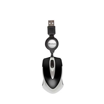 VERBATIM Go Mini Optical Travel Mouse, ern