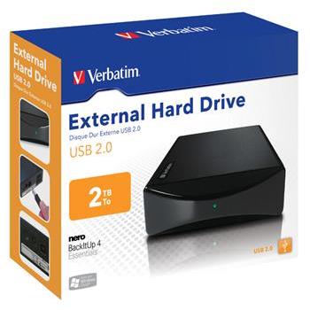VERBATIM Hard Drive 3,5" 2TB USB 2.0 External