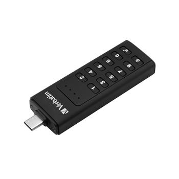 VERBATIM Keypad Secure Drive USB-C 128GB USB 3.2 Gen 1