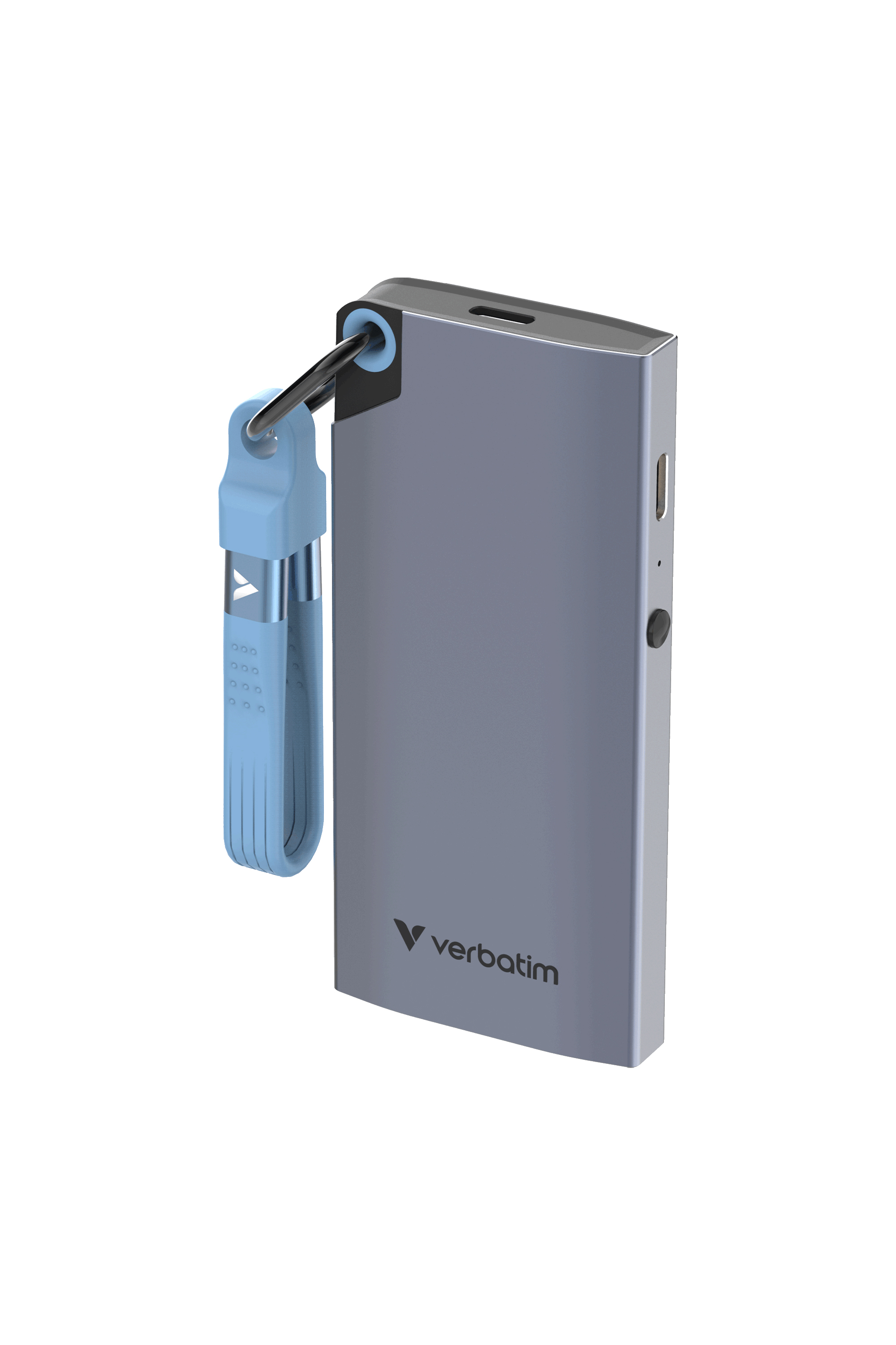 VERBATIM Metal Pocket SSD 256GB kovově modrý