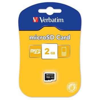 VERBATIM micro SD 2GB T-BLIST