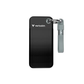 VERBATIM Pocket SSD 128GB černá/šedá