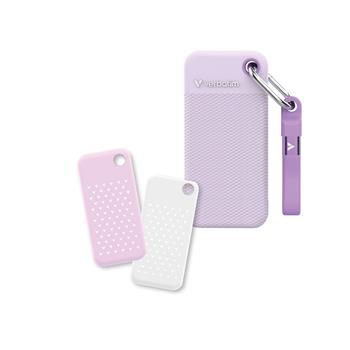 VERBATIM Pocket SSD USB 3.2 Gen 2 1TB fialov + 2x obal