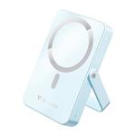 VERBATIM POWERBANKA 10000 mAh - Charge n Go Stand, magnetick stojnek, bezdrtov/MagSafe, USB-C, modr
