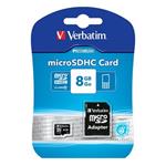 VERBATIM Premium microSDHC 8GB UHS-I V10 U1 + SD adaptér