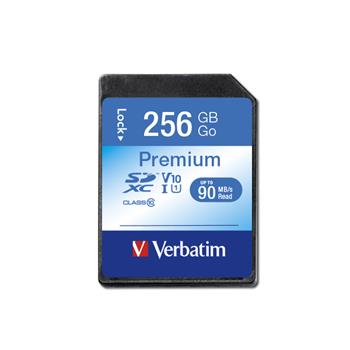 VERBATIM Premium SDXC 256GB UHS-I V10 U1