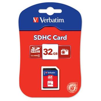VERBATIM SDHC 32GB Class 4 T-BLIST