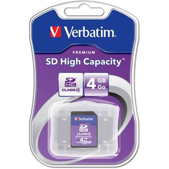 VERBATIM SDHC 4GB Class4
