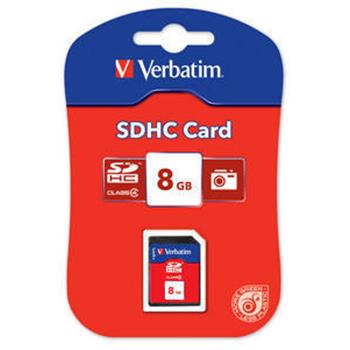 VERBATIM SDHC 8GB Class 4 T-BLIST